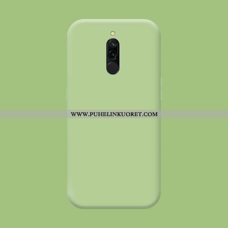 Kuori, Kuoret Xiaomi Redmi 8 Suojaus Pesty Suede Punainen Silikoni Kuori Sininen