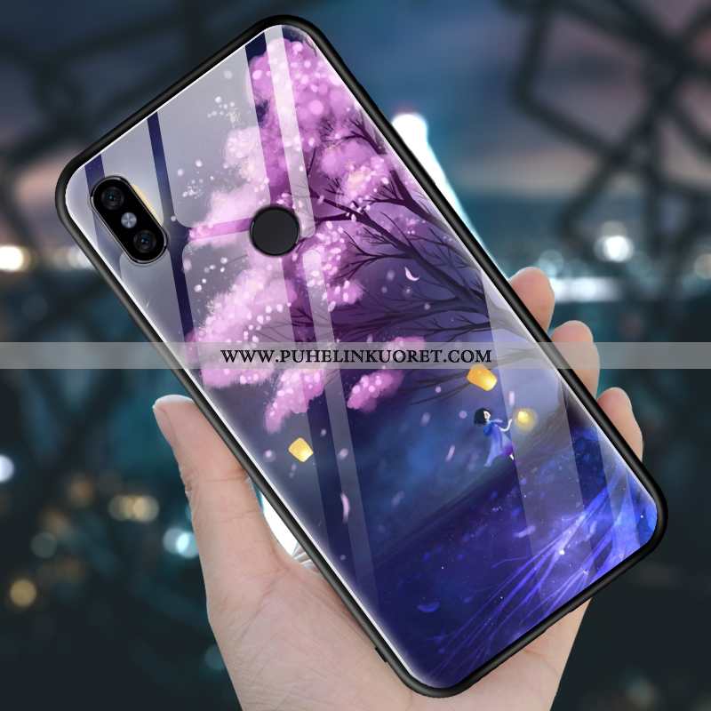 Kuori, Kuoret Xiaomi Redmi Note 5 Suojaus Lasi All Inclusive Kuori Suuntaus Violetti