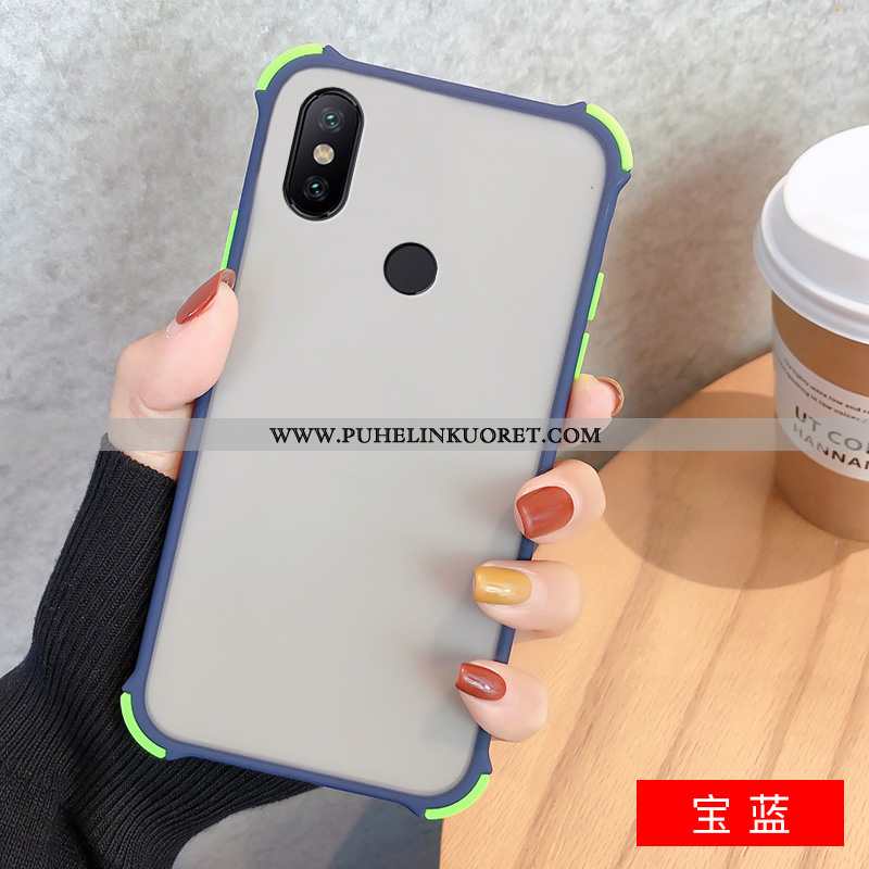 Kuori, Kuoret Xiaomi Redmi Note 6 Pro Pesty Suede Suojaus Pieni All Inclusive Murtumaton Mustat