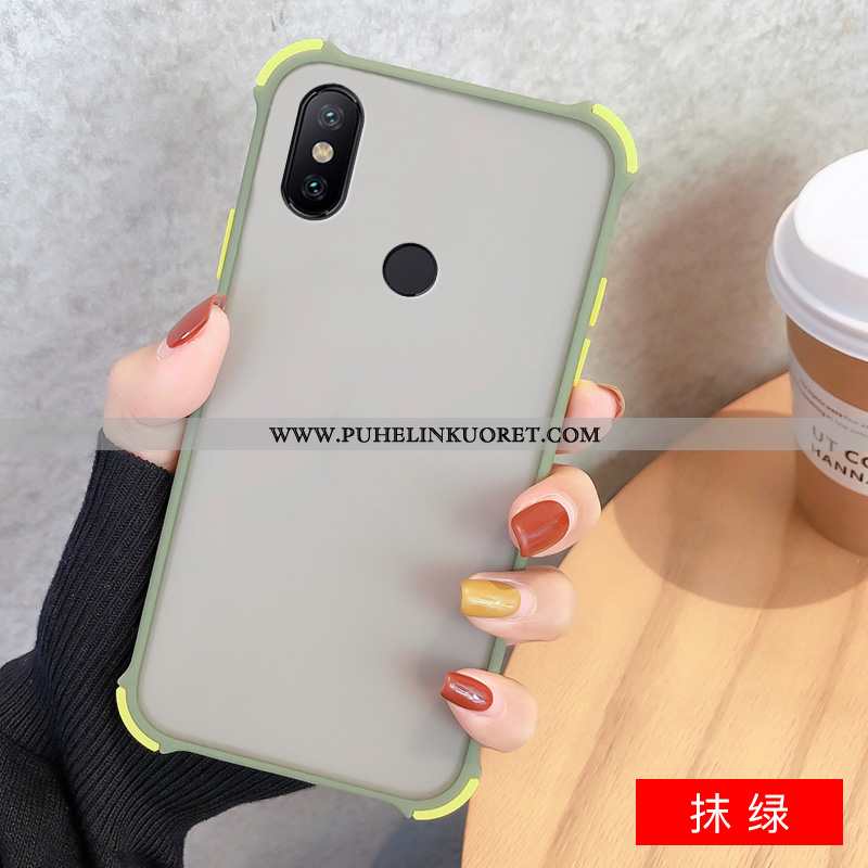 Kuori, Kuoret Xiaomi Redmi Note 6 Pro Pesty Suede Suojaus Pieni All Inclusive Murtumaton Mustat