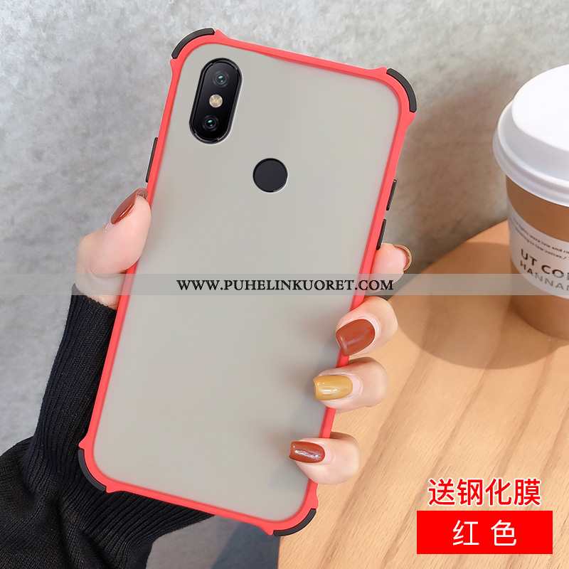 Kuori, Kuoret Xiaomi Redmi Note 6 Pro Pesty Suede Suojaus Pieni All Inclusive Murtumaton Mustat