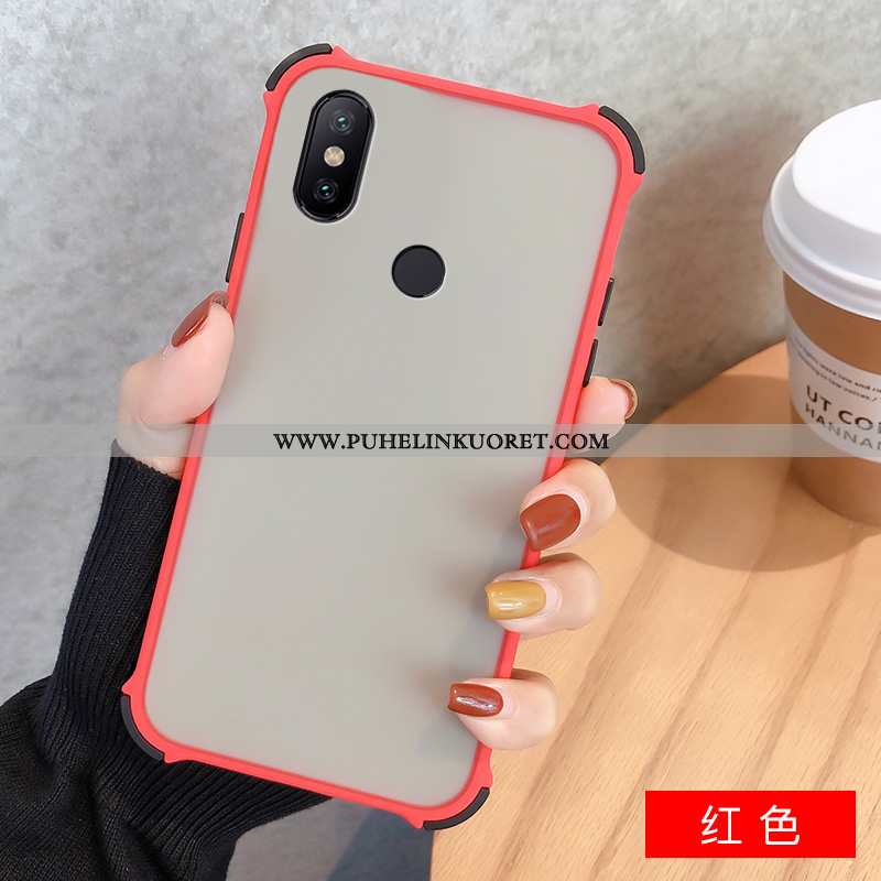 Kuori, Kuoret Xiaomi Redmi Note 6 Pro Pesty Suede Suojaus Pieni All Inclusive Murtumaton Mustat