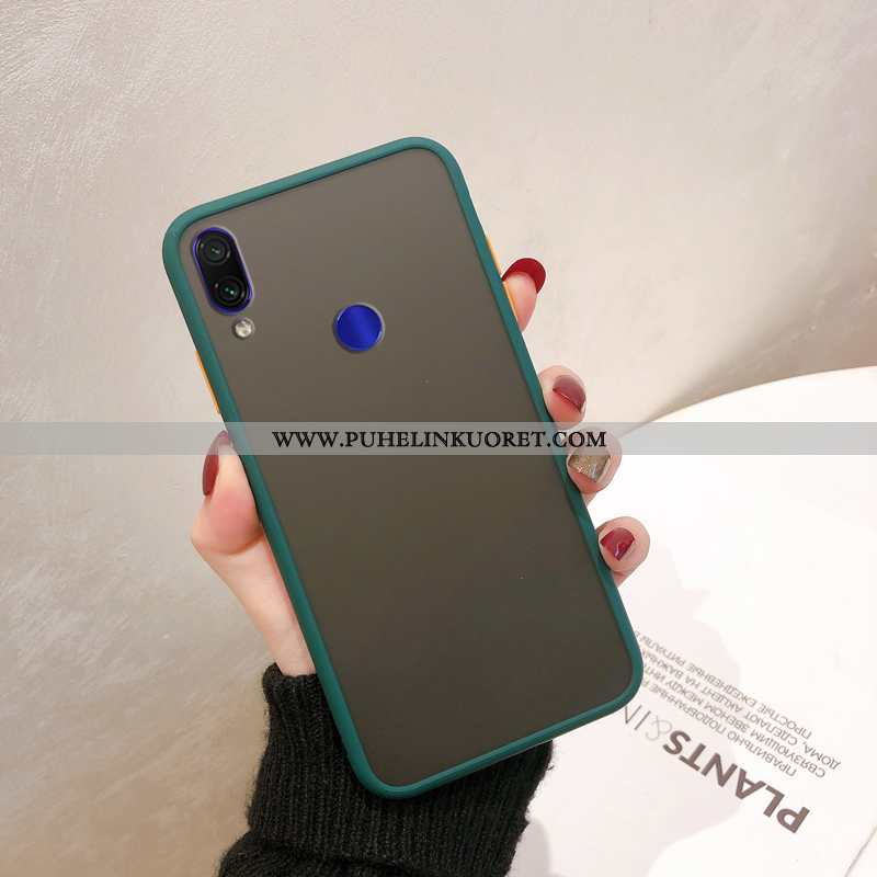 Kuori, Kuoret Xiaomi Redmi Note 7 Pehmeä Neste Suojaus Puhelimen Pesty Suede All Inclusive Punainen