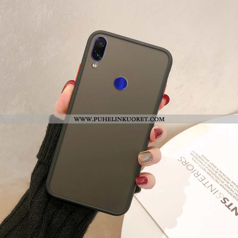 Kuori, Kuoret Xiaomi Redmi Note 7 Pehmeä Neste Suojaus Puhelimen Pesty Suede All Inclusive Punainen