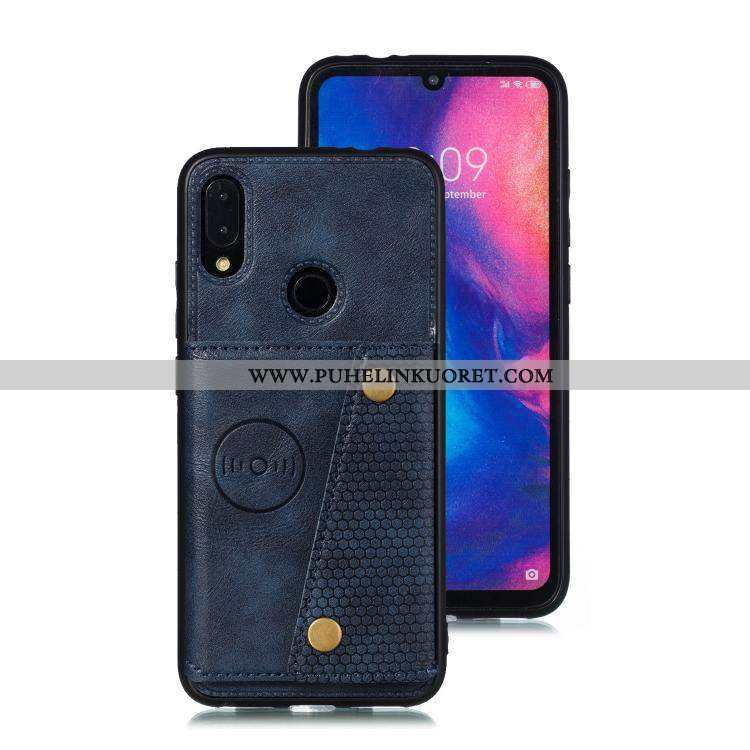 Kuoret, Kotelo Xiaomi Redmi Note 7 Suojaus Pehmeä Neste Kuori Puhelimen Kortti Mustat