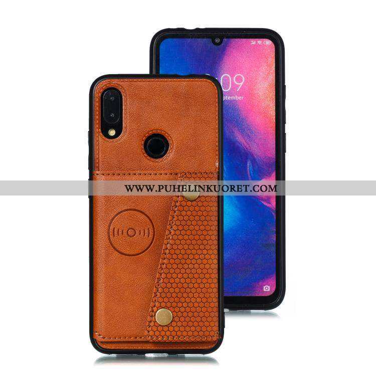 Kuoret, Kotelo Xiaomi Redmi Note 7 Suojaus Pehmeä Neste Kuori Puhelimen Kortti Mustat