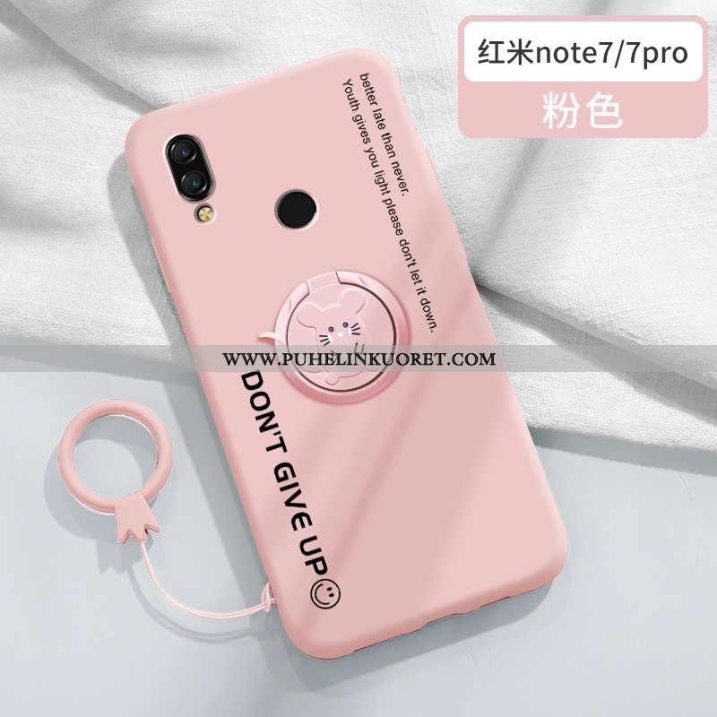 Kuori, Kuoret Xiaomi Redmi Note 7 Suojaus Persoonallisuus Rotta Luova Magneettinen Punainen