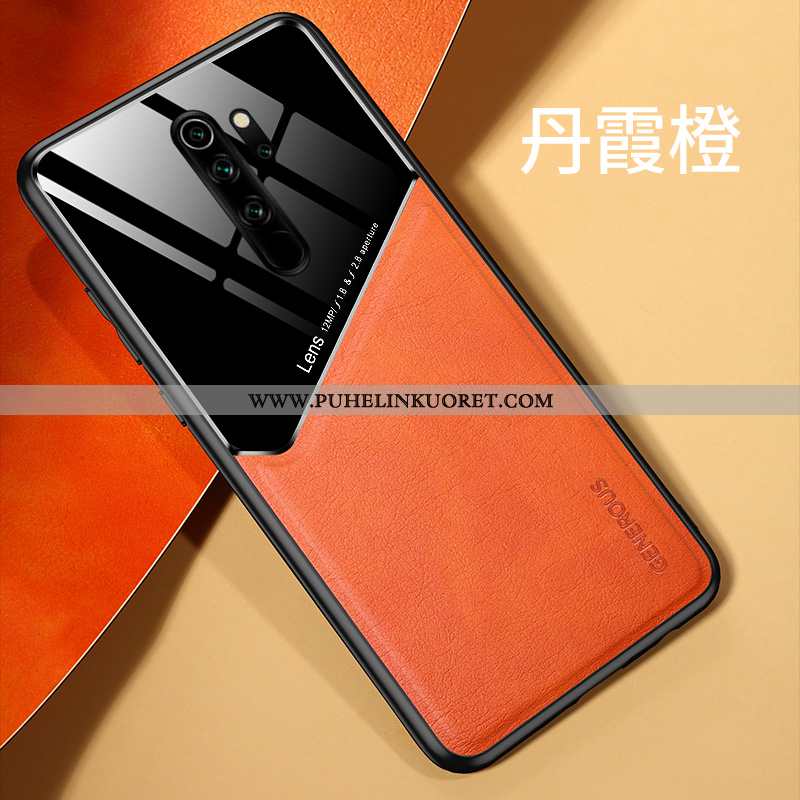 Kuoret, Kotelo Xiaomi Redmi Note 8 Pro Persoonallisuus Luova Pesty Suede Kova Puhelimen Oranssi