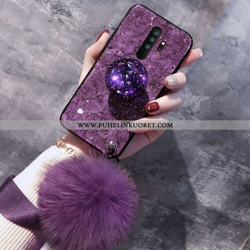 Kotelo, Kuori Xiaomi Redmi Note 8 Pro Valo Silikoni Uusi Ultra Net Red Violetti