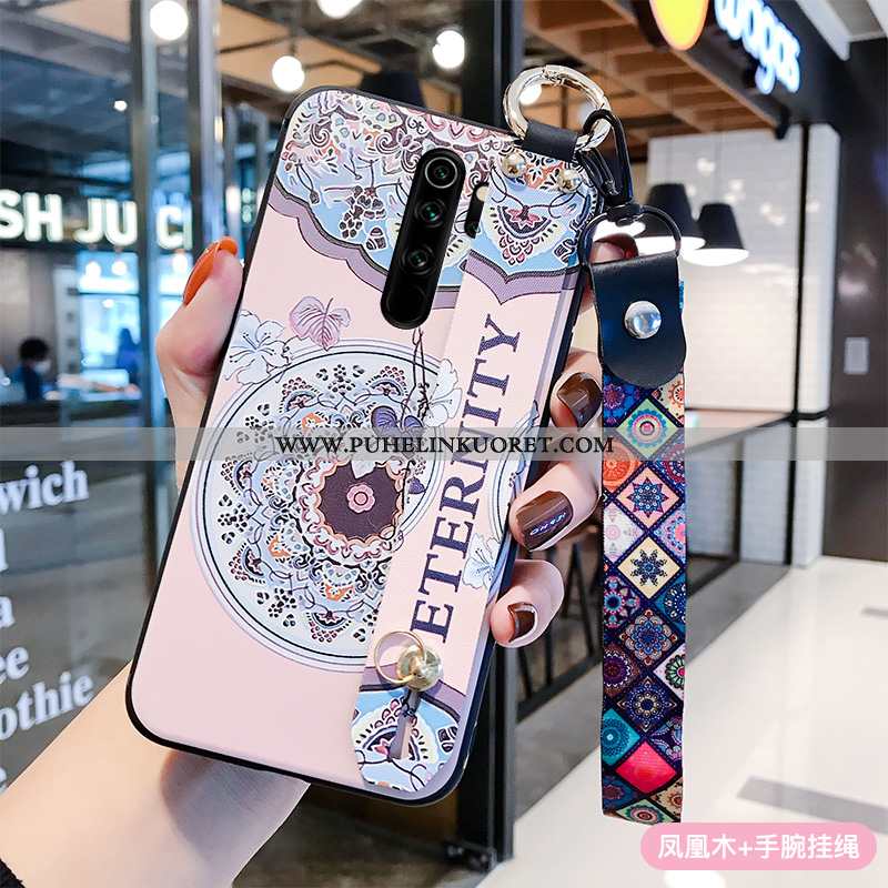 Kotelo, Kuori Xiaomi Redmi Note 8 Pro Silikoni Suojaus Kiinalainen Tyyli Puhelimen Pinkki