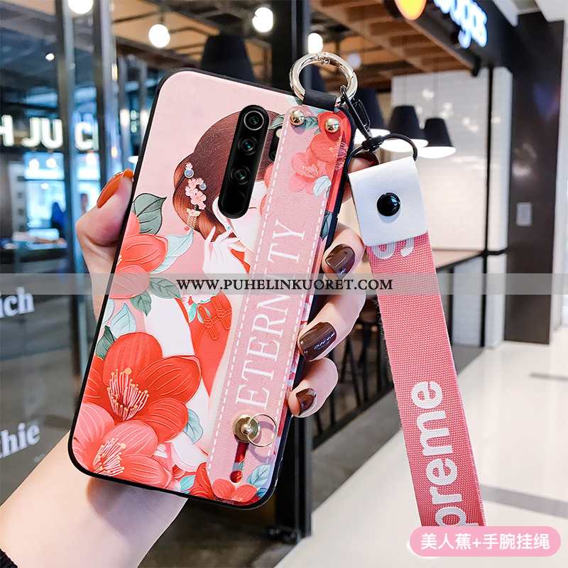 Kotelo, Kuori Xiaomi Redmi Note 8 Pro Silikoni Suojaus Kiinalainen Tyyli Puhelimen Pinkki