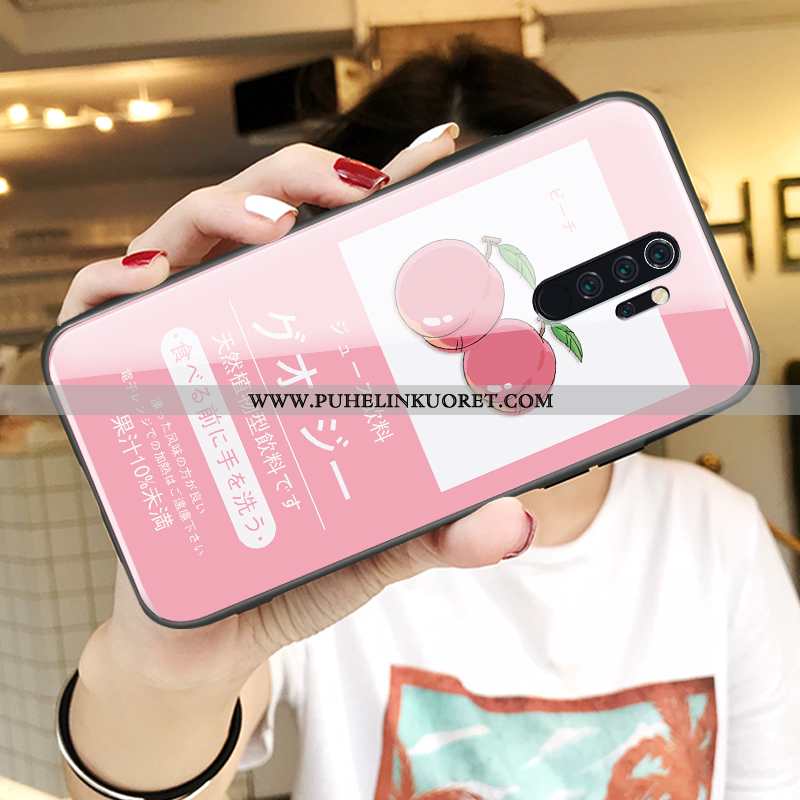 Kotelo, Kuori Xiaomi Redmi Note 8 Pro Silikoni Suojaus All Inclusive Murtumaton Valo Pinkki