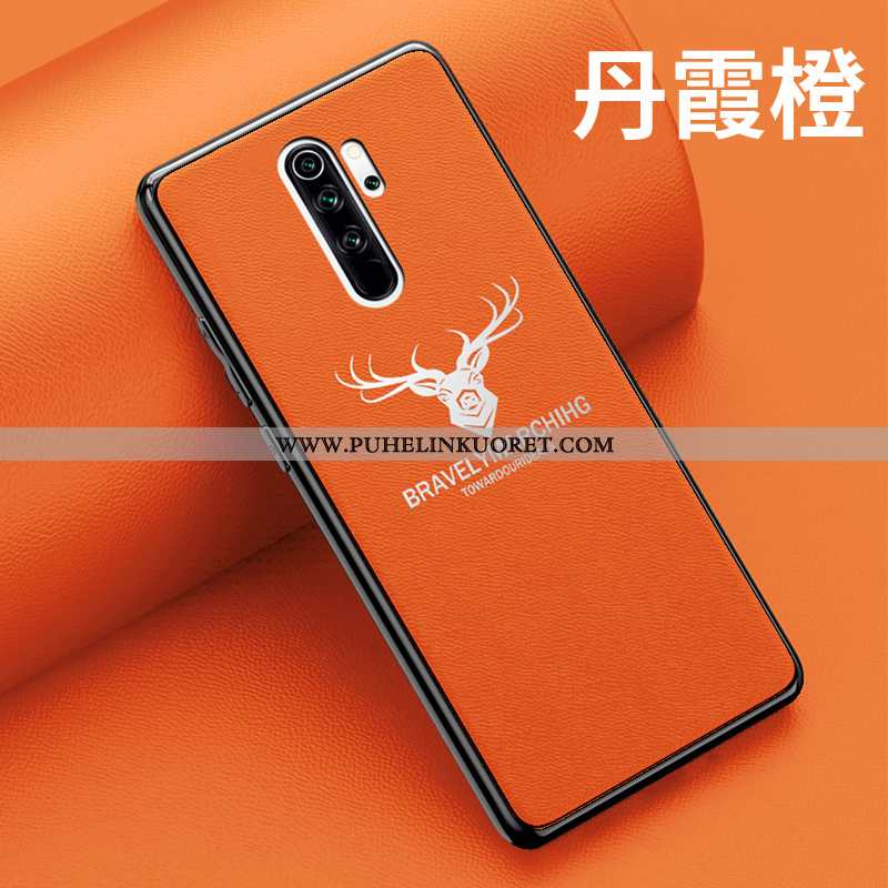 Kuori, Kuoret Xiaomi Redmi Note 8 Pro Pesty Suede Persoonallisuus Suojaus Kuori Pieni Oranssi