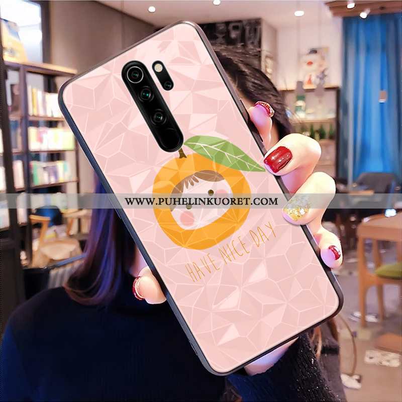 Kotelo, Kuori Xiaomi Redmi Note 8 Pro Kukkakuvio Jauhe Pieni Punainen Pinkki