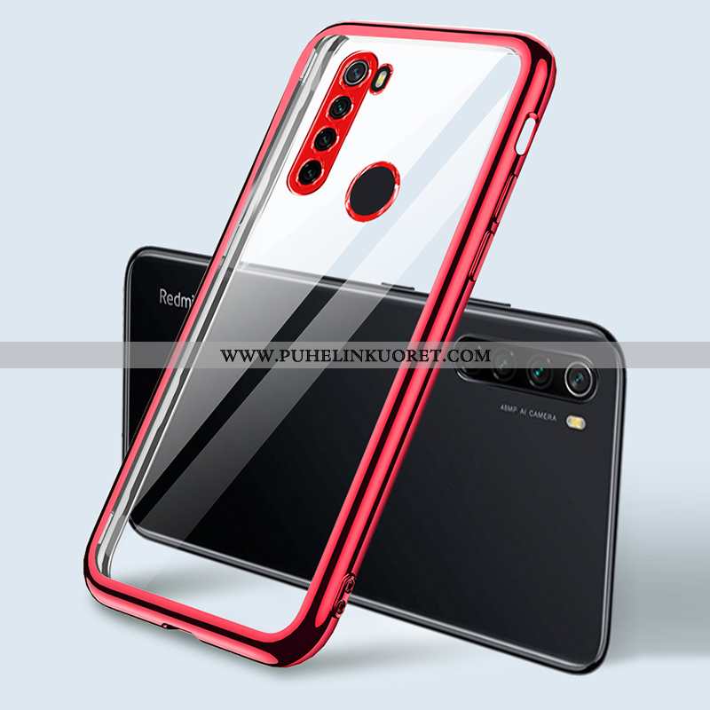 Kuoret, Kotelo Xiaomi Redmi Note 8t Pehmeä Neste Valo Ultra Net Red Brand Violetti