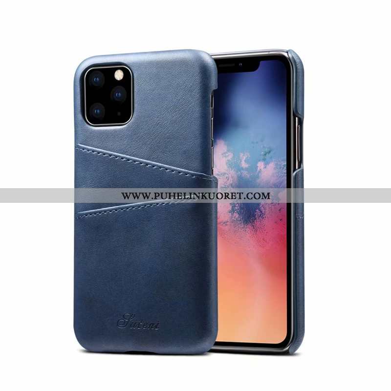 Kotelo, Kuori iPhone 11 Pro Max Nahkakuori Pesty Suede Yksinkertainen Luova Ruskea