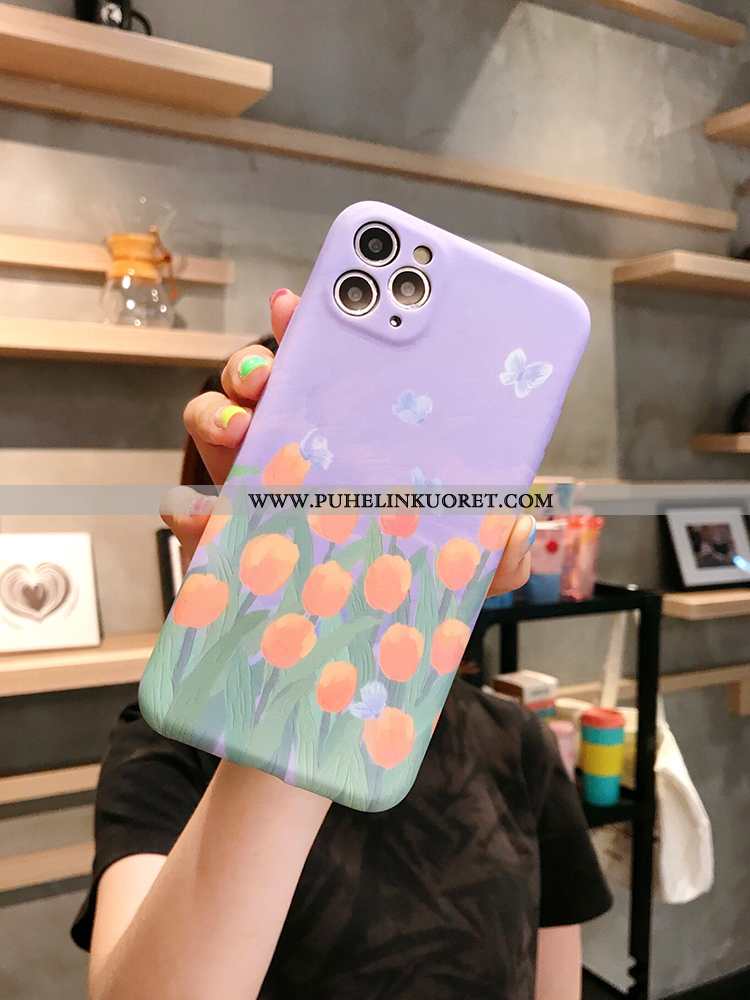 Kuori, Kuoret iPhone 11 Pro Pesty Suede Pehmeä Neste Kustannukset Puhelimen All Inclusive Violetti