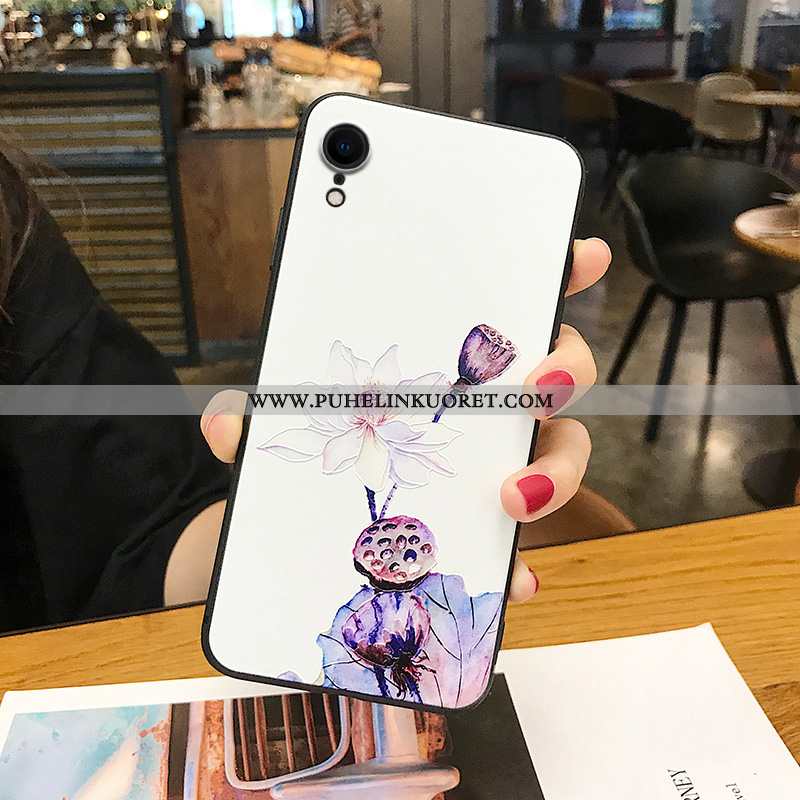 Kuori, Kuoret iPhone Xr Pesty Suede Persoonallisuus Suuntaus Murtumaton Jauhe Pinkki