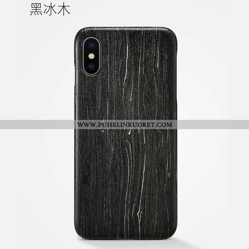 Kuori, Kuoret iPhone Xs Max Suojaus Pesty Suede Kuori Murtumaton Ultra Ruskea