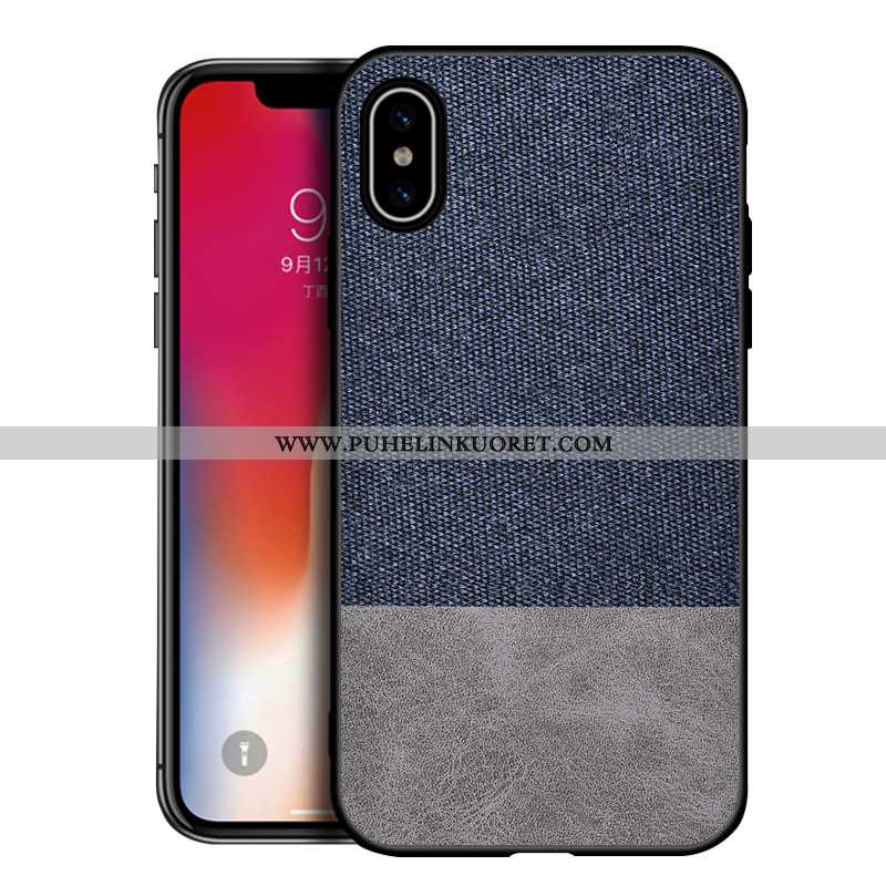 Kuoret, Kotelo iPhone Xs Max Kukkakuvio Suuntaus Murtumaton All Inclusive Harmaa