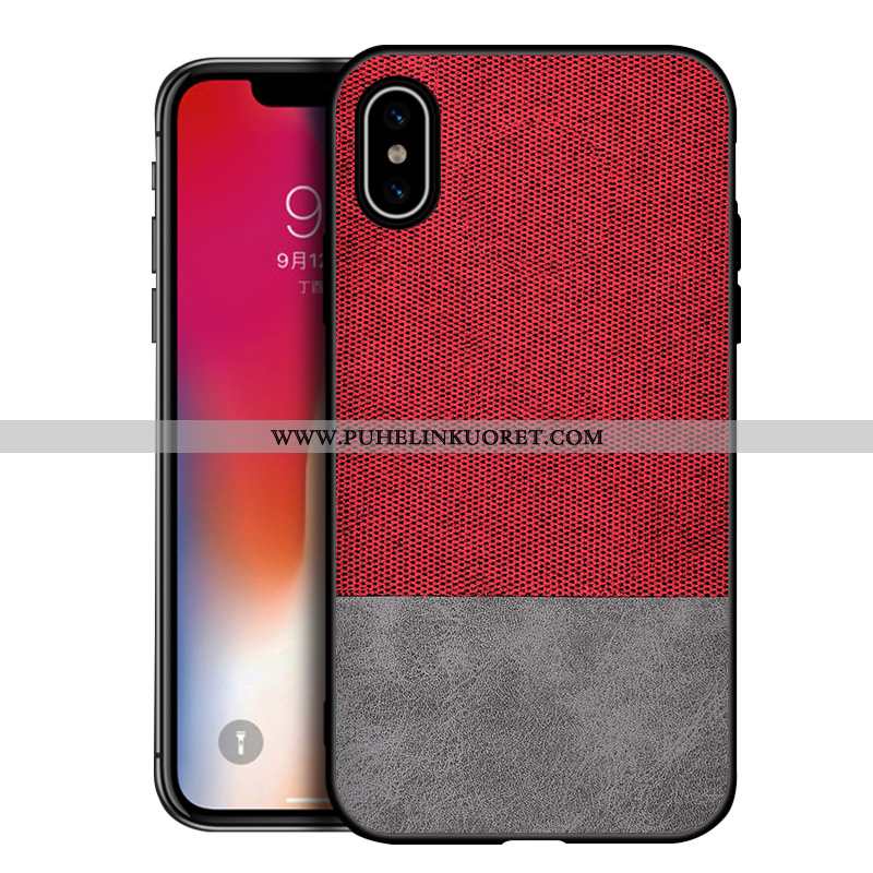 Kuoret, Kotelo iPhone Xs Max Kukkakuvio Suuntaus Murtumaton All Inclusive Harmaa