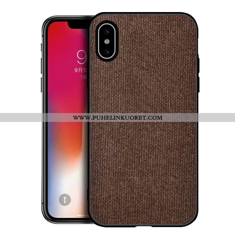 Kuoret, Kotelo iPhone Xs Max Kukkakuvio Suuntaus Murtumaton All Inclusive Harmaa