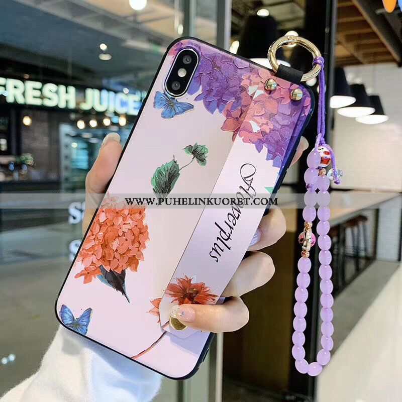 Kuori, Kuoret iPhone Xs Suojaus Vuosikerta Violetti Kiinalainen Tyyli Palatsi