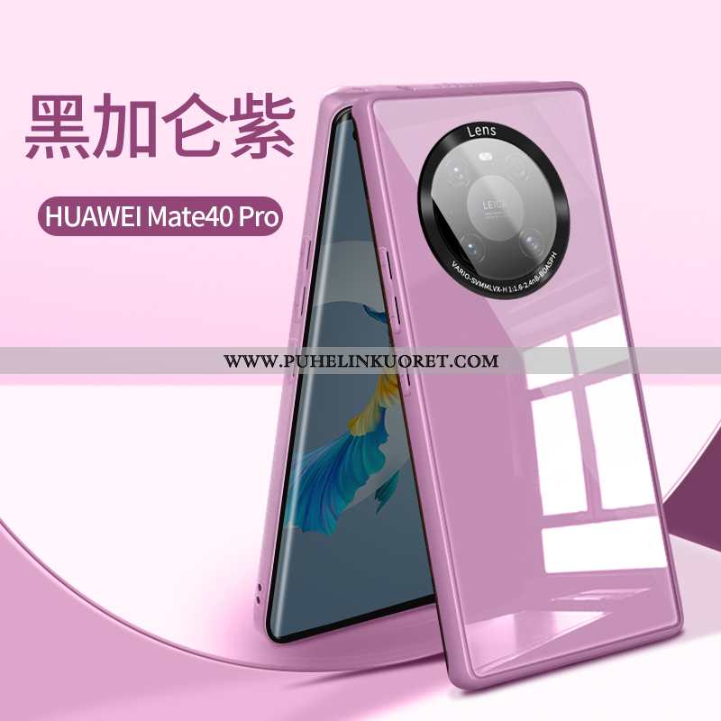 Kotelo, Kuori Huawei Mate 40 Pro Silikoni Suojaus Uusi Violetti Puhelimen