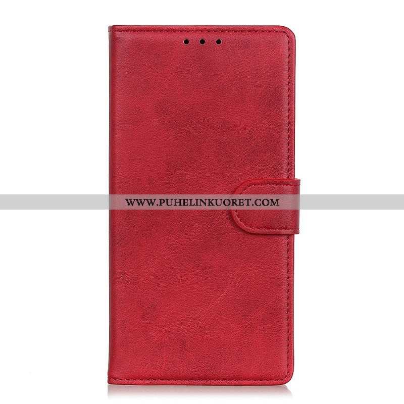 Flip Case Huawei Mate 50 Pro Matta Keinonahka