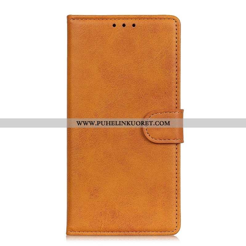 Flip Case Huawei Mate 50 Pro Matta Keinonahka