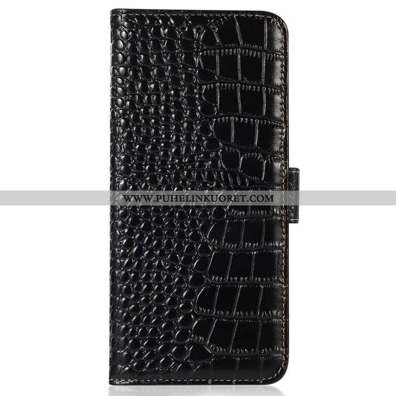 Kotelot Huawei Mate 50 Pro Crocodile Style Rfid