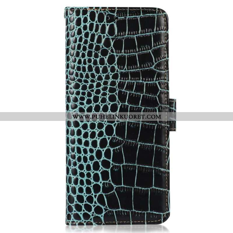 Kotelot Huawei Mate 50 Pro Crocodile Style Rfid