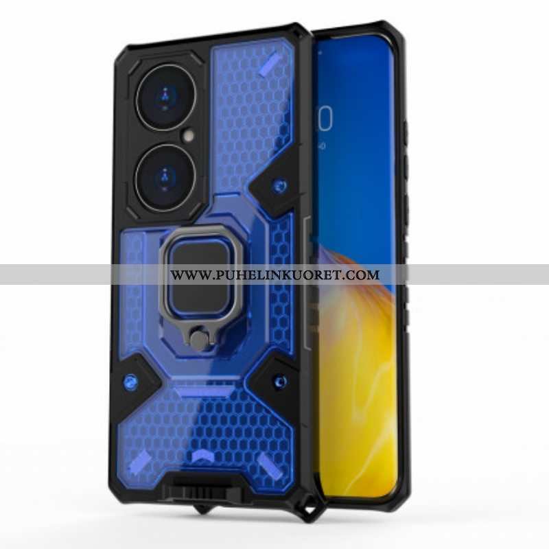 Kuori Huawei P50 Pro Honeycomb Resistant Hybrid