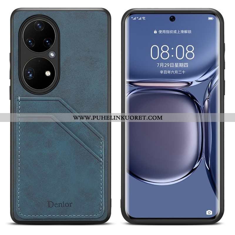 Kuori Huawei P50 Pro Denior Double Slot -korttikotelo