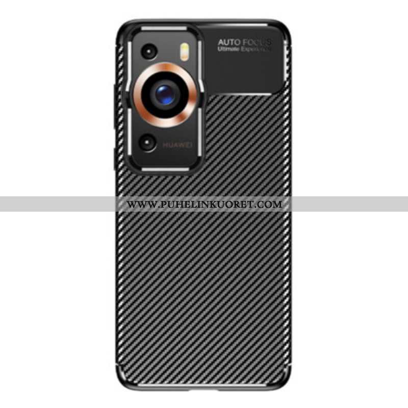 Case Huawei P60 Pro Joustava Hiilikuitu