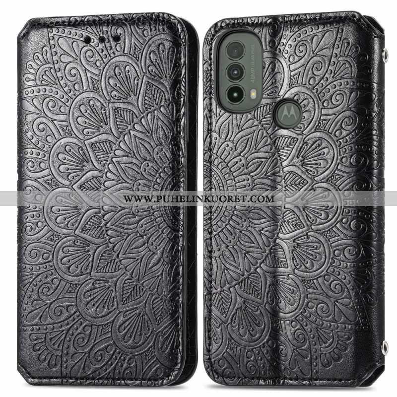 Puhelinkuoret Moto E40 / E30 / E20 Kotelot Flip Mandala