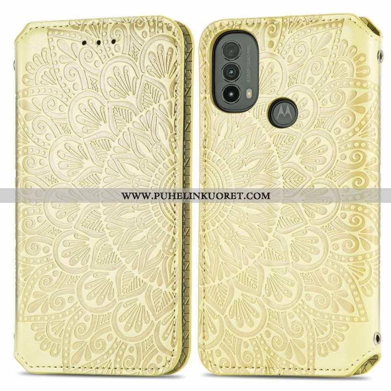 Puhelinkuoret Moto E40 / E30 / E20 Kotelot Flip Mandala