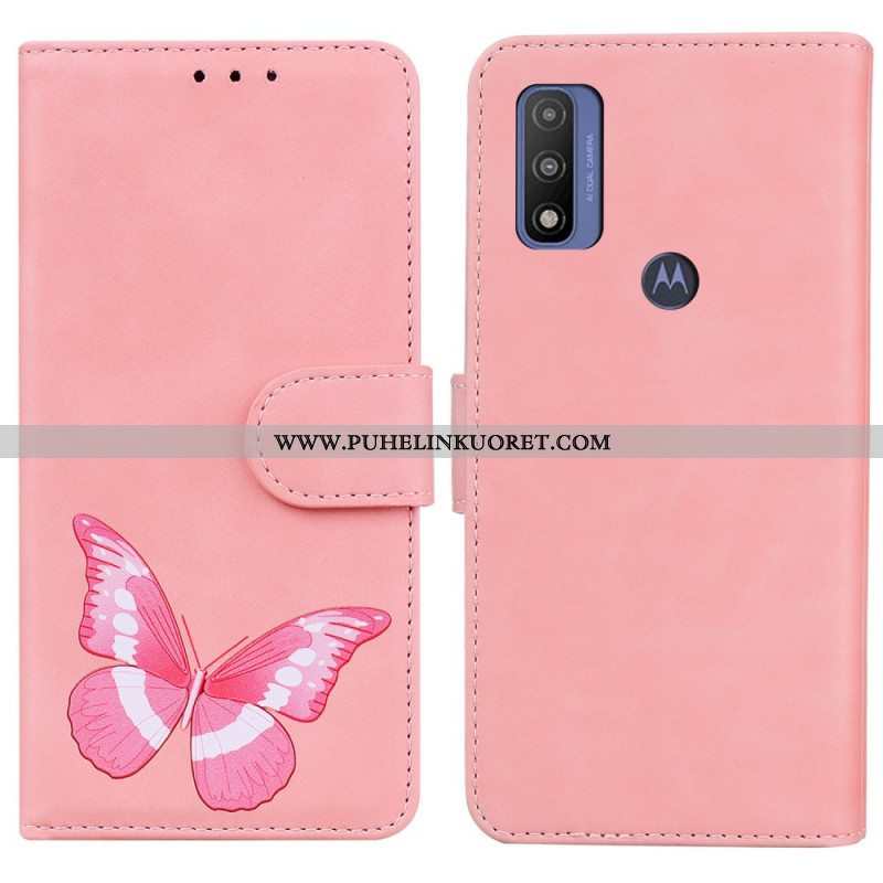 Kotelot Moto E40 / E30 / E20 Skin Touch Butterfly