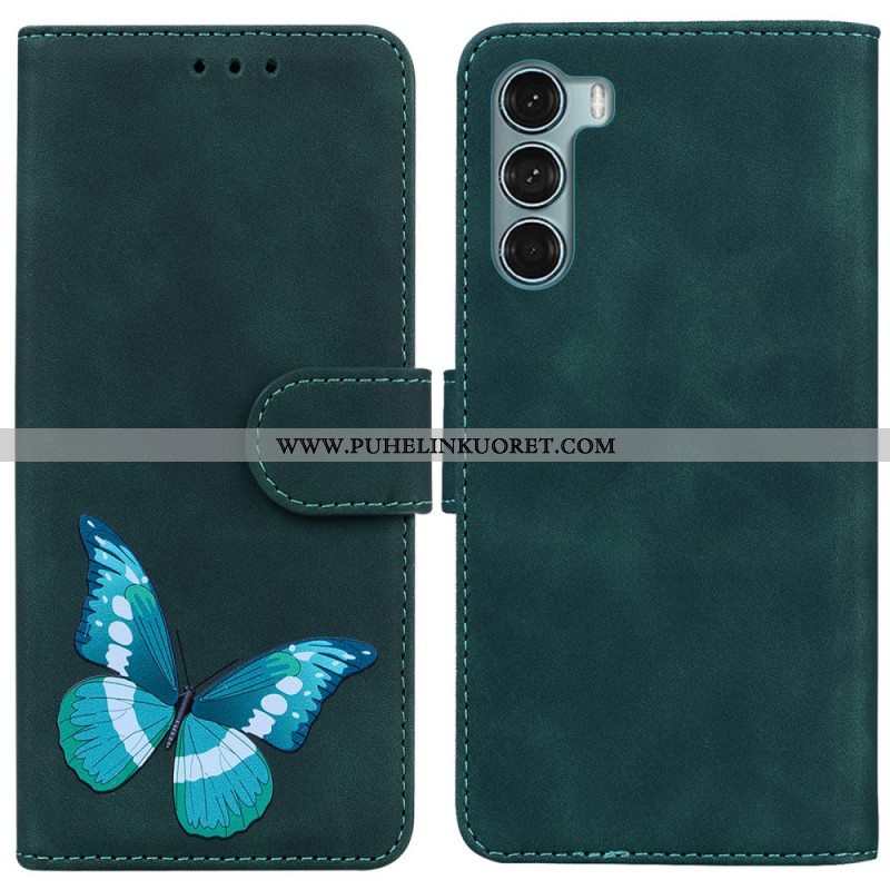 Nahkakotelo Moto G200 5G Skin Touch Butterfly