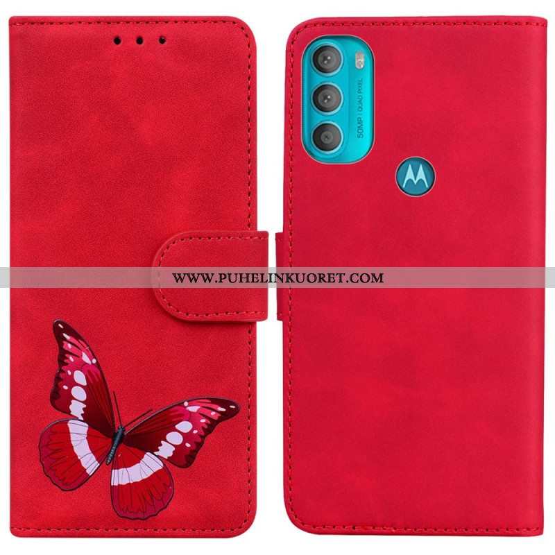 Kotelot Moto G71 5G Skin Touch Butterfly