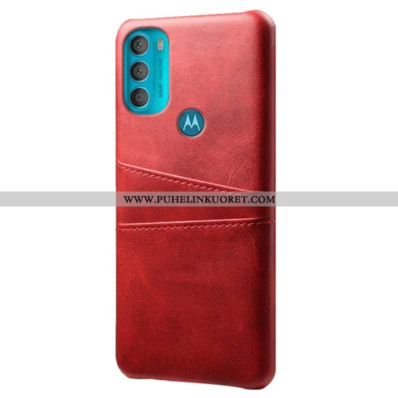 Case Moto G71 5G Ksq-korttikotelo