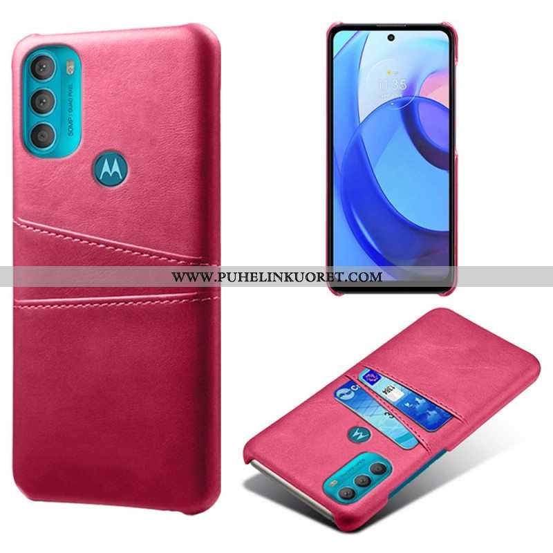 Case Moto G71 5G Ksq-korttikotelo