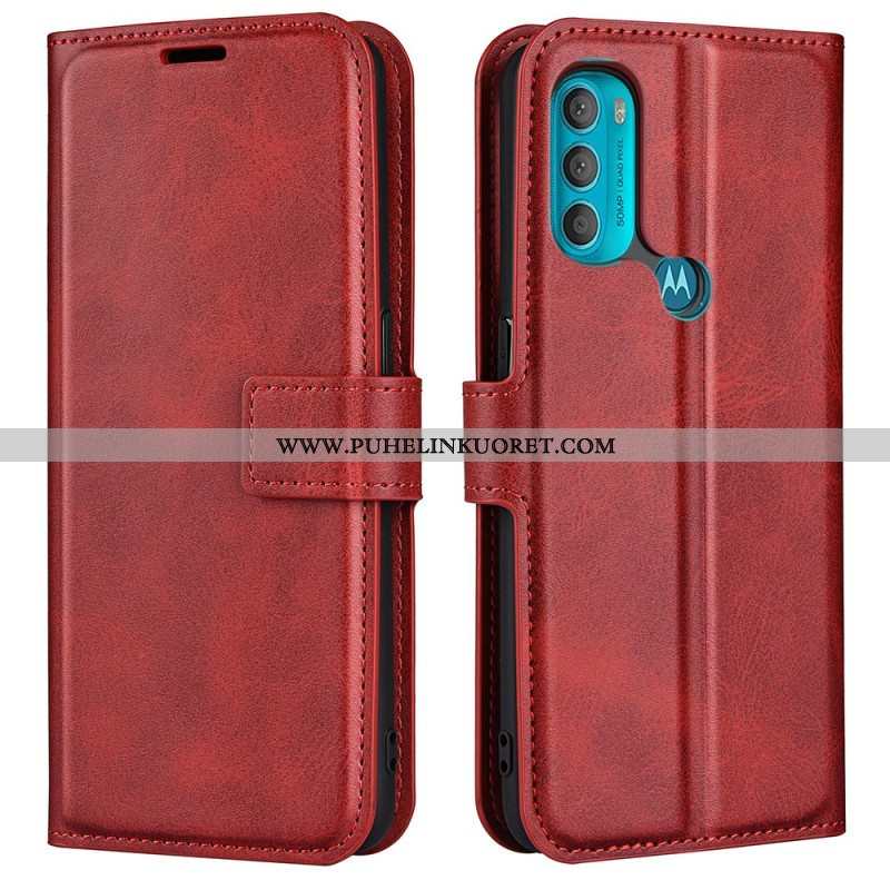 Kotelot Moto G71 5G Ohut Extreme Leather -efekti