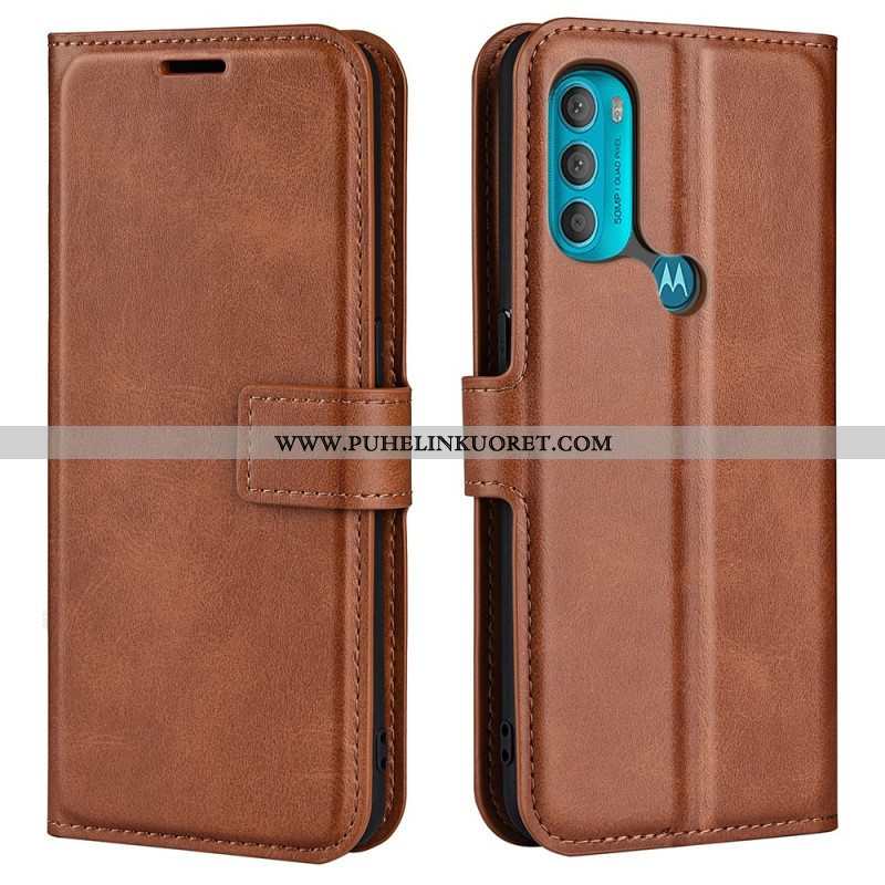 Kotelot Moto G71 5G Ohut Extreme Leather -efekti