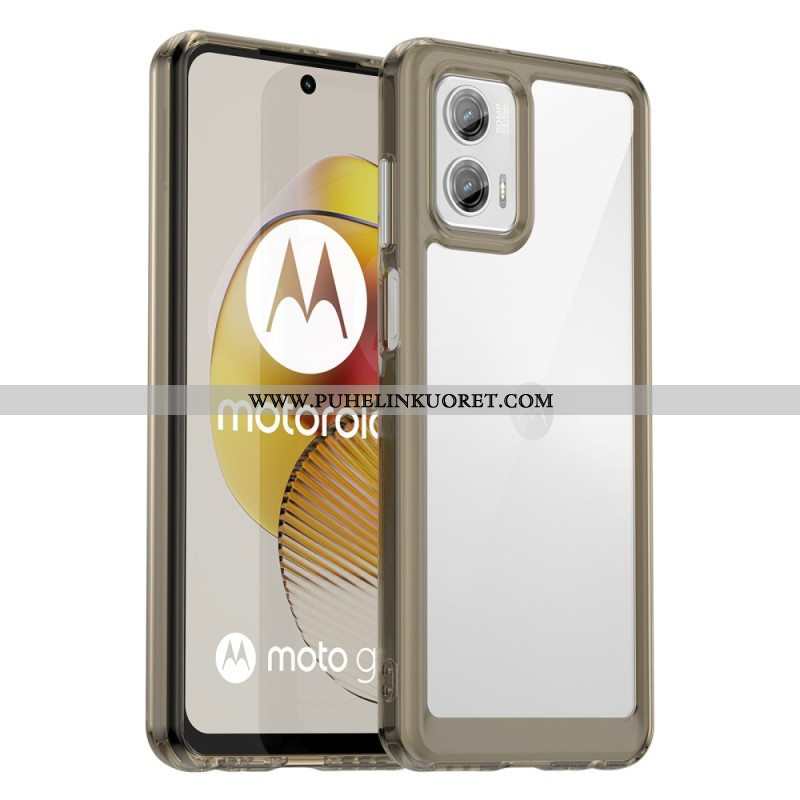 Kuori Moto G73 5G Läpinäkyvä Hybridi