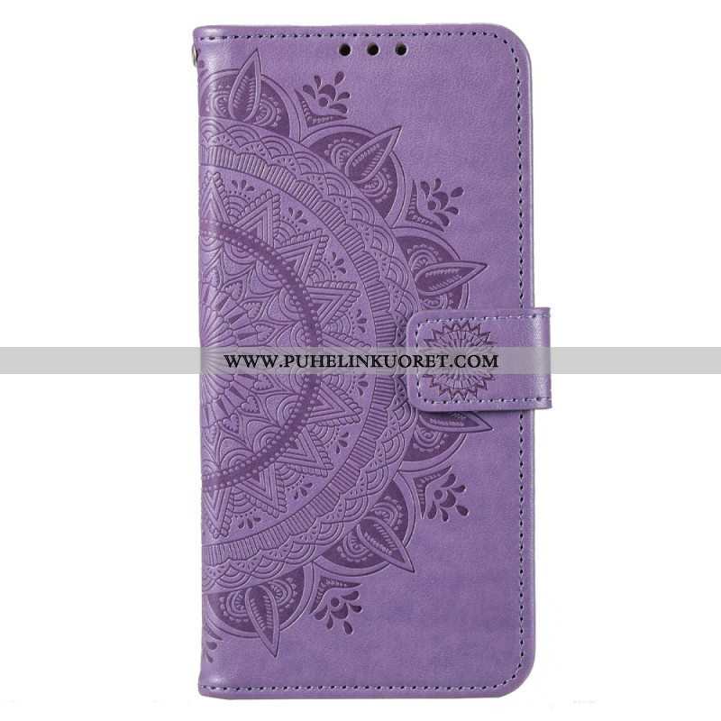 Kotelot Moto G73 5G Auringon Mandala