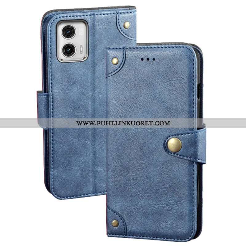 Flip Case Moto G73 5G Idewei Magneettipainike