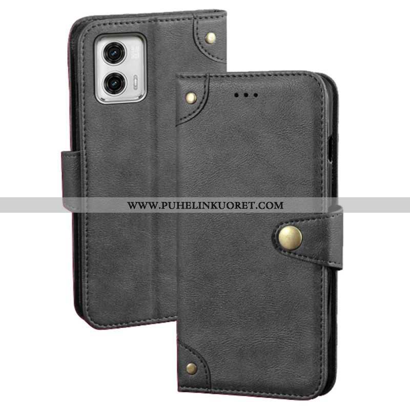 Flip Case Moto G73 5G Idewei Magneettipainike