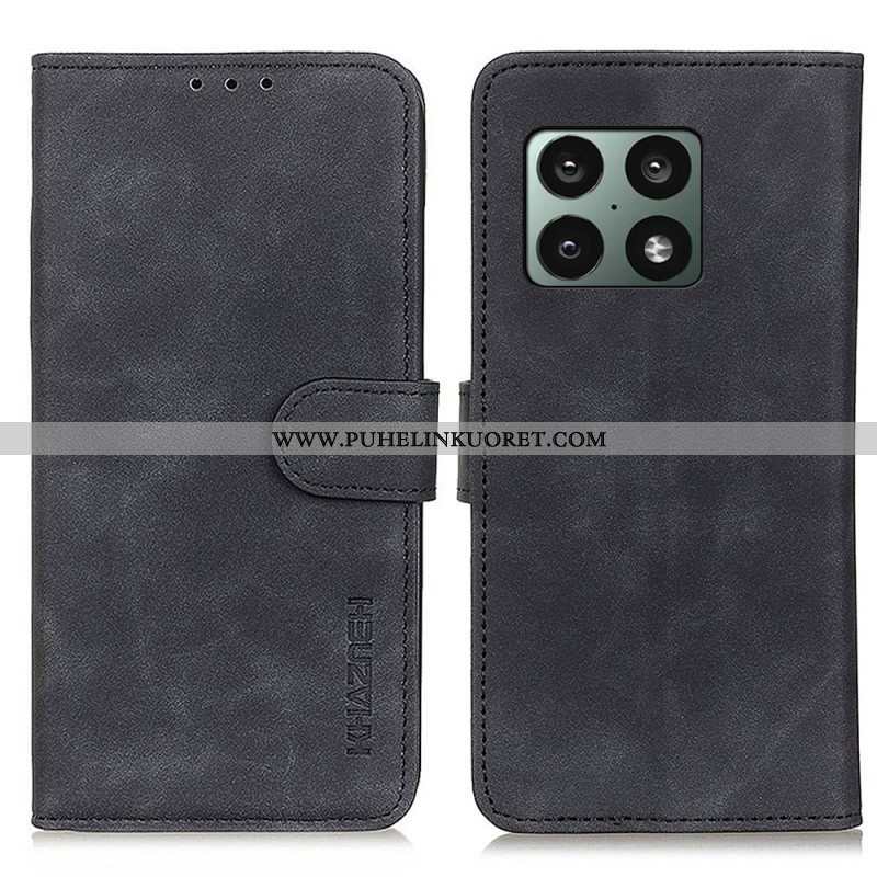 Kotelot OnePlus 10 Pro 5G Matta Vintage Leather Effect Khazneh