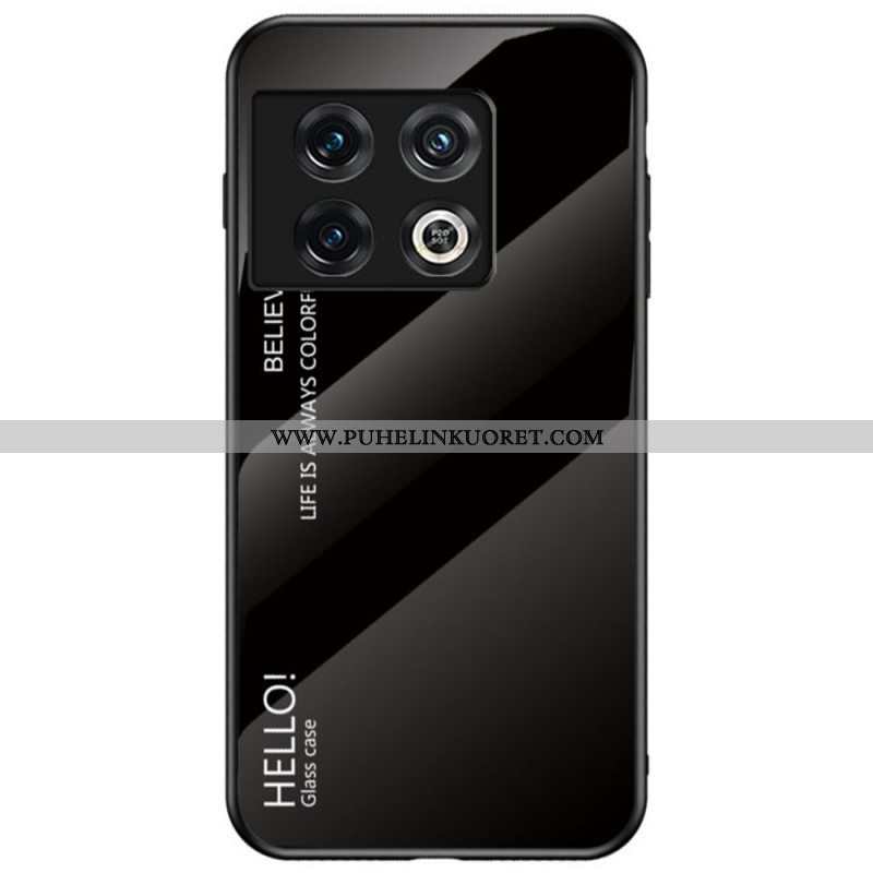 Case OnePlus 10 Pro 5G Karkaistu Lasi Hello